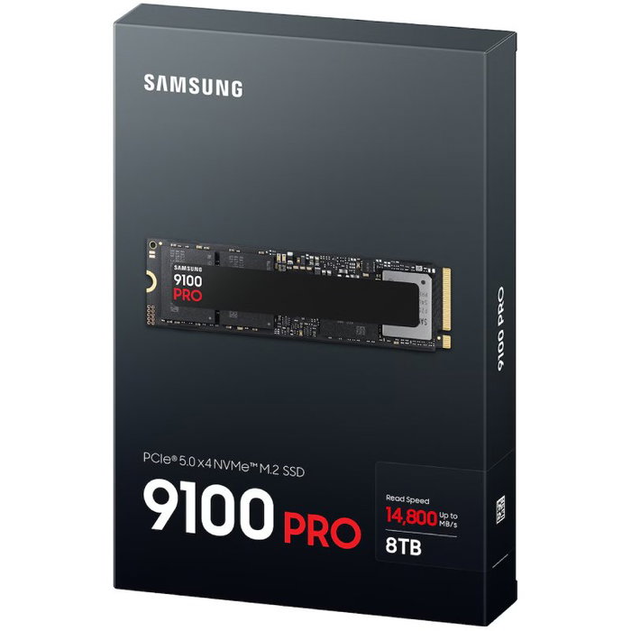 Samsung 9100 PRO 8 TB M.2 NVMe PCIe 5.0 Samsung 9100 PRO 8 TB M.2 NVMe PCIe 5.0